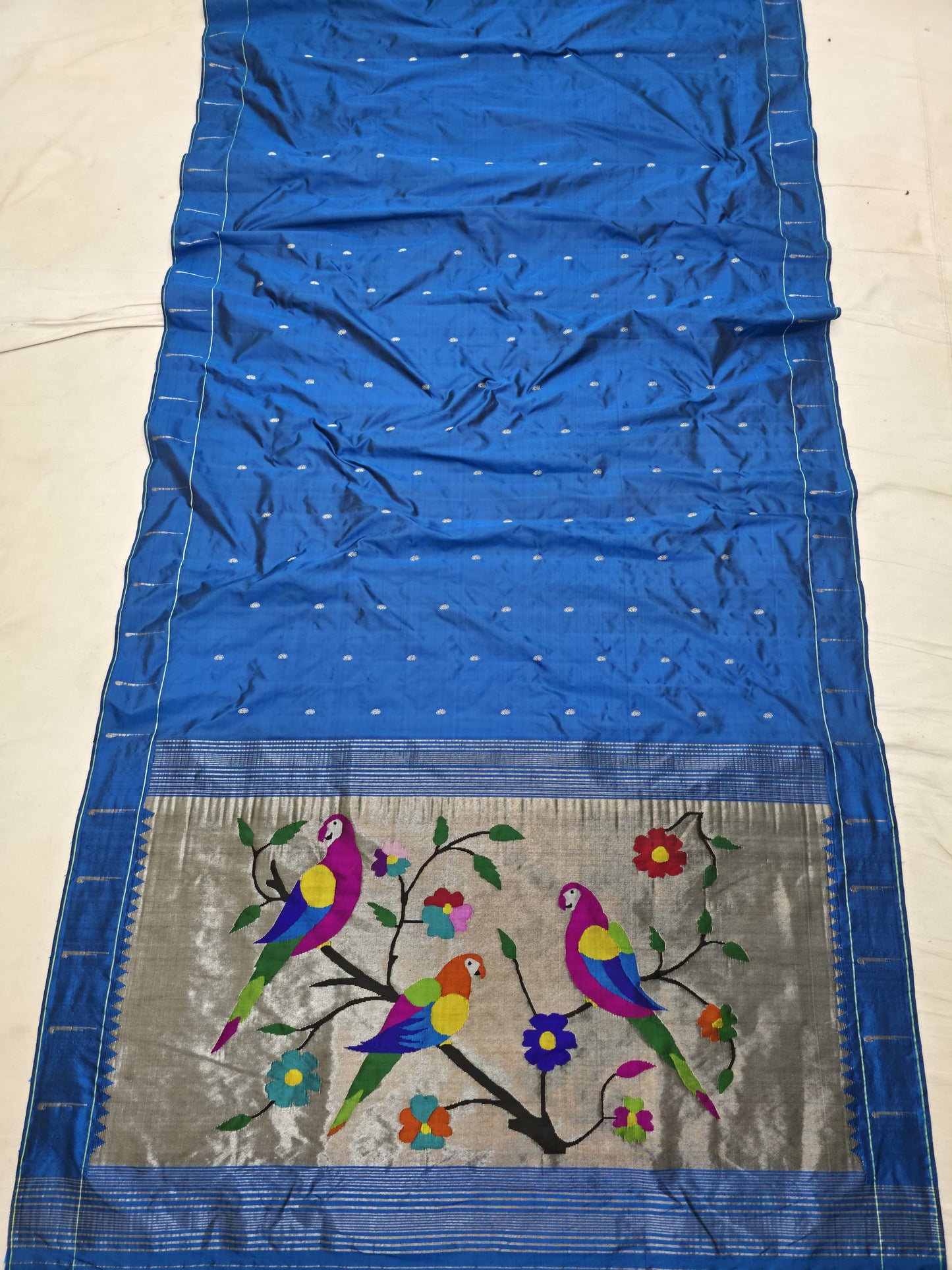 Panyati | Single Muniya Paithani Silk Saree