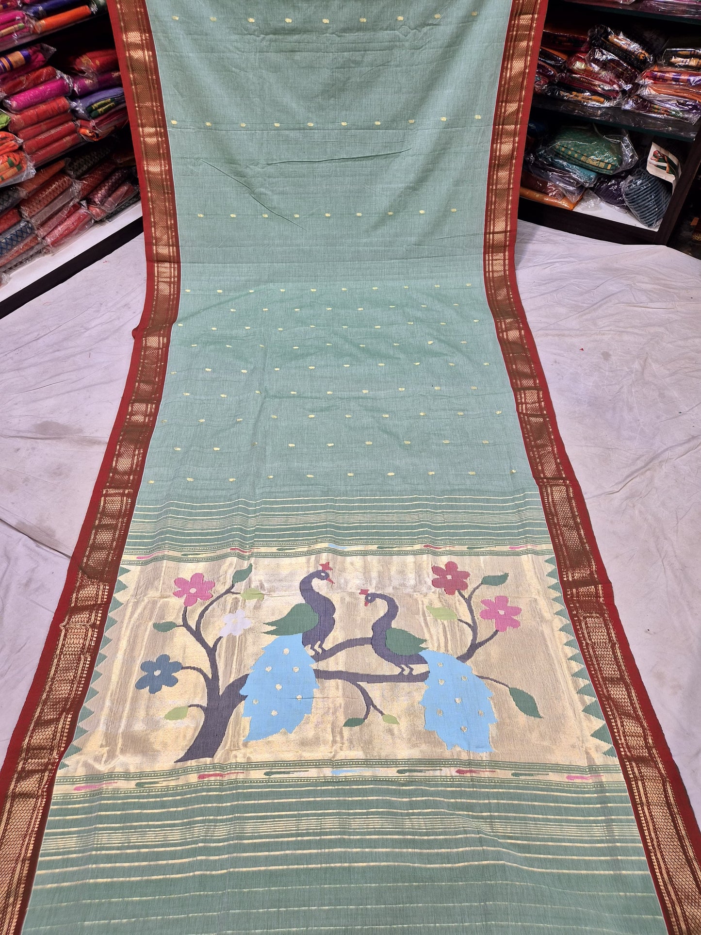 Sidheesha | Cotton Handloom Paithani Saree