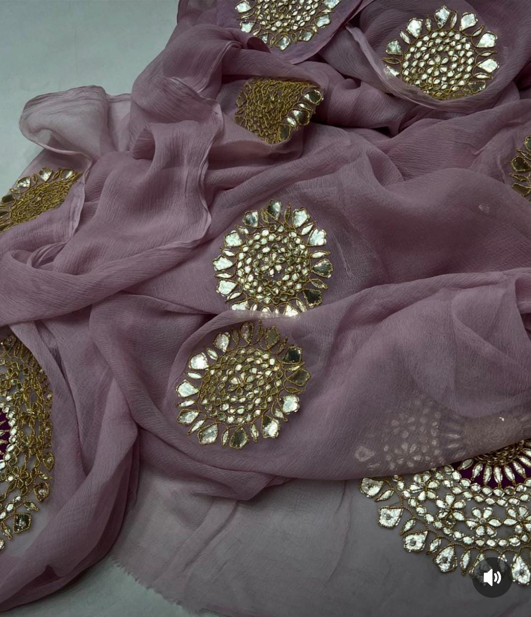 Avesha | gota patti work on saree