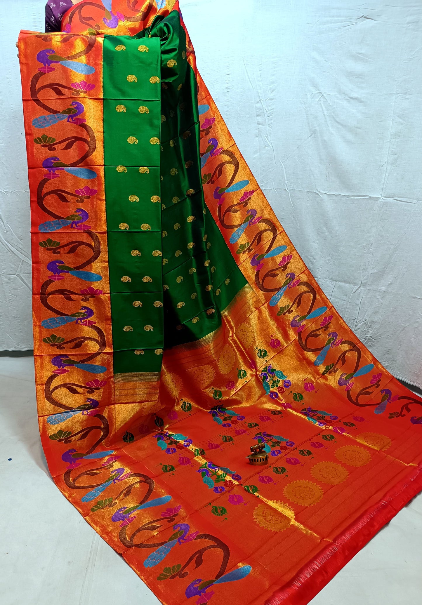 Pranitha | Pure Silk Brocade Paithani Saree