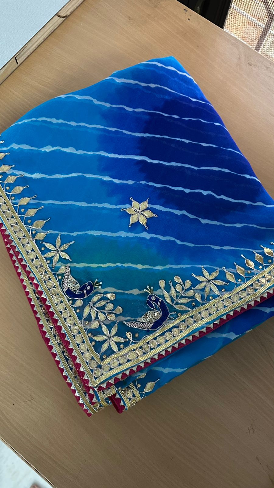 Girija | Georgette Lehariya Saree