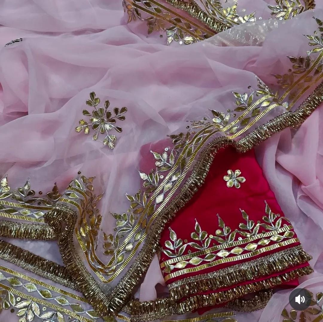 Gautam | Gota patti Saree