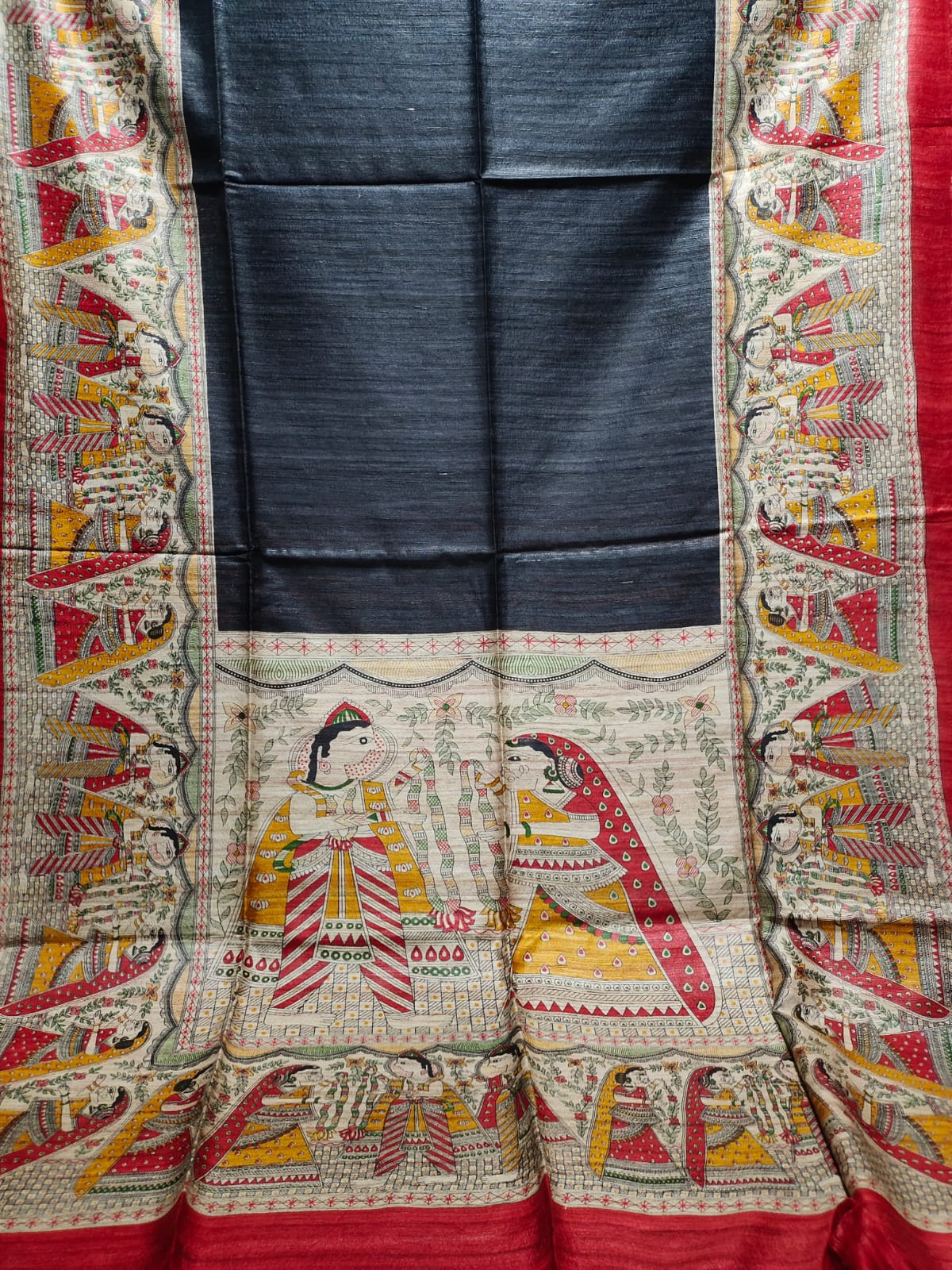 Avni | Screen prints on tussar silk