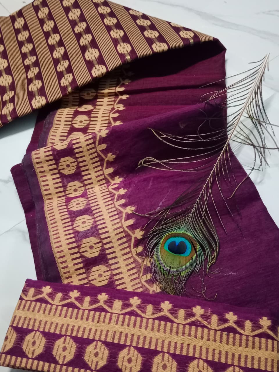 Jamitra | Soft Cotton Jamdani Saree