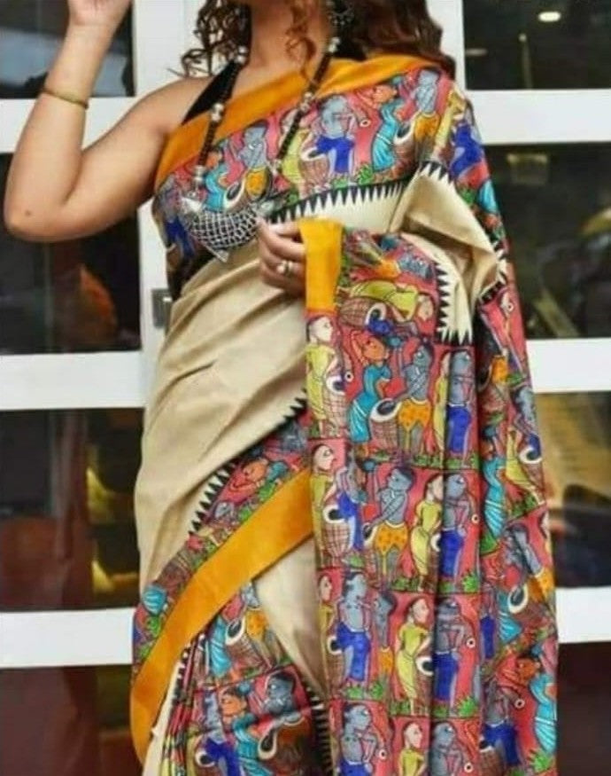 Barivya | Murshidabad Silk Batik Sarees