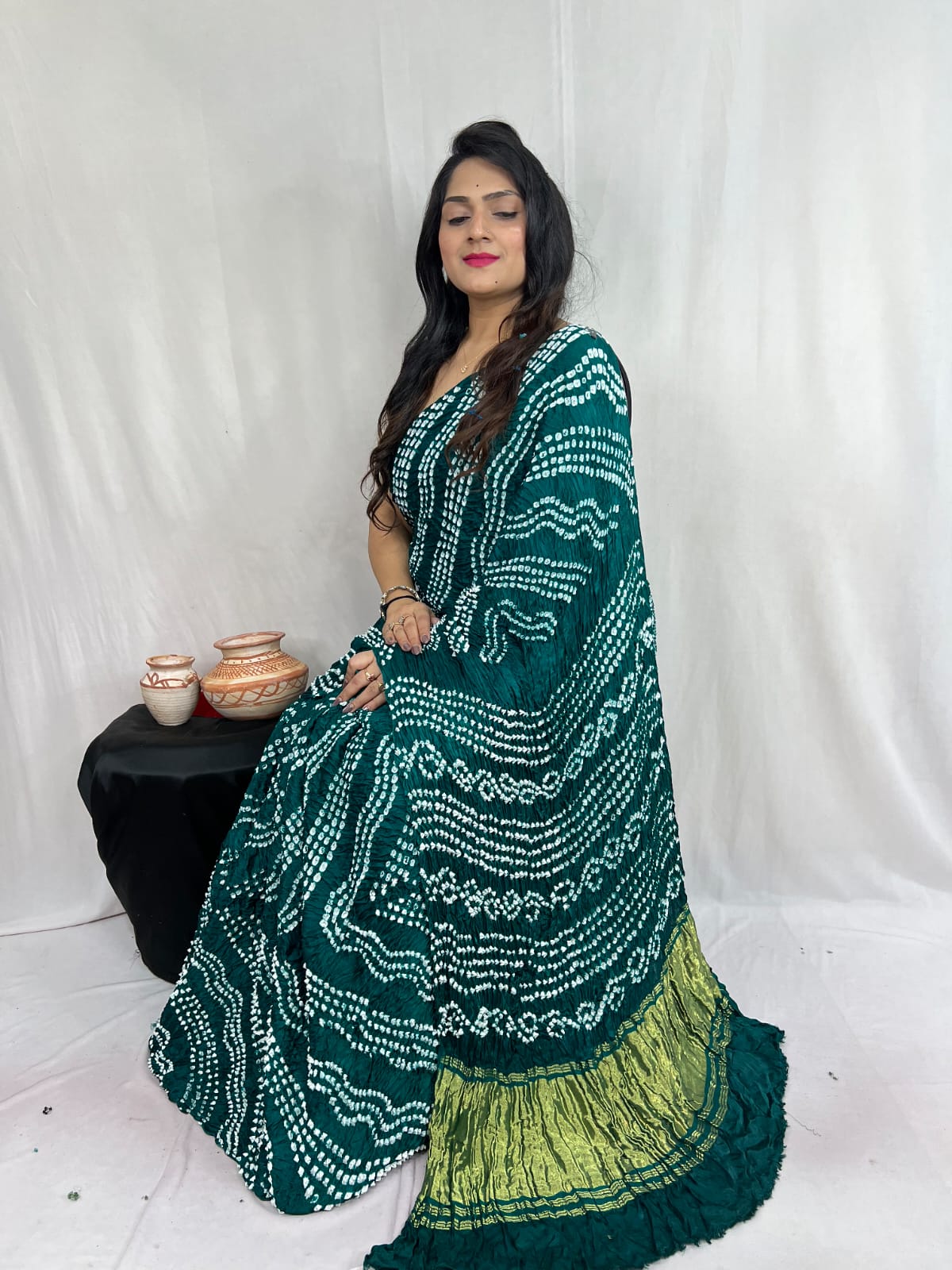 Ashshyla | Bandhej Saree