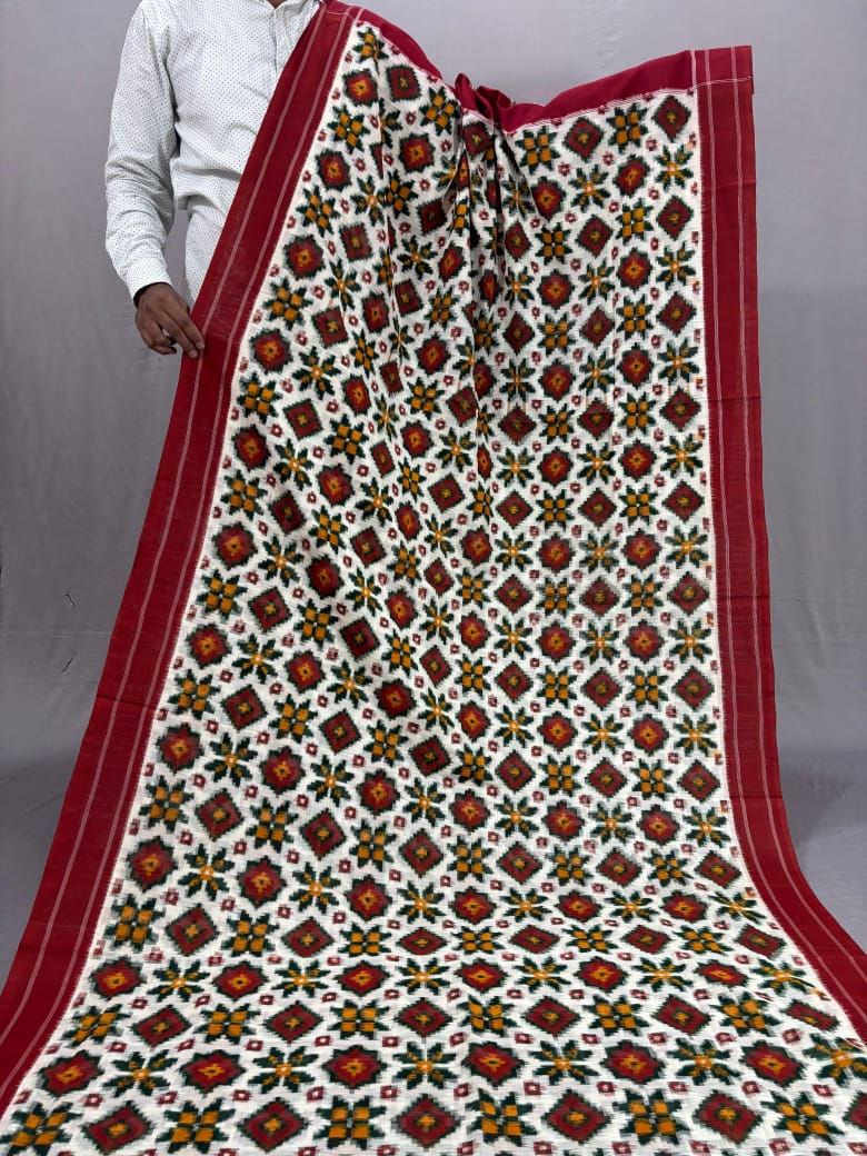 Tishya | Cotton Telia Rumal Saree