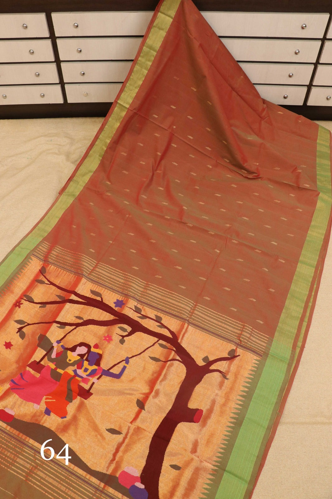 Kaysani | Cotton Handloom Paithani Saree
