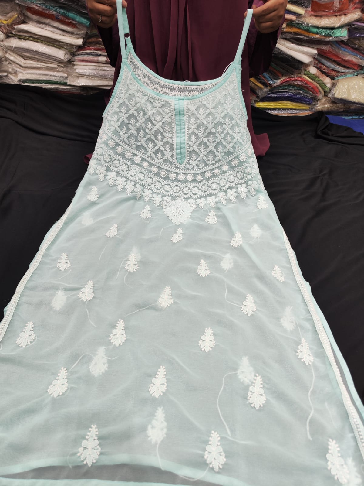 Chirantah | Chikankari Spaghetti Kurta