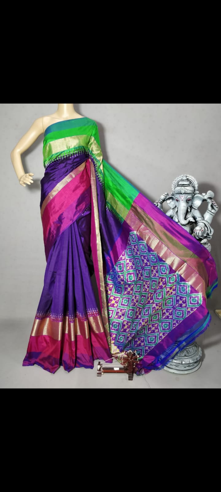 Idhaya | Pochampally Ikkat silk saree