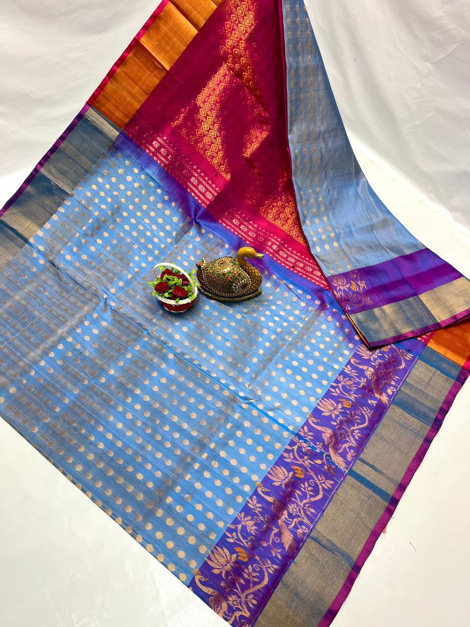 Unita | Uppada Pattu Saree with all over buttis