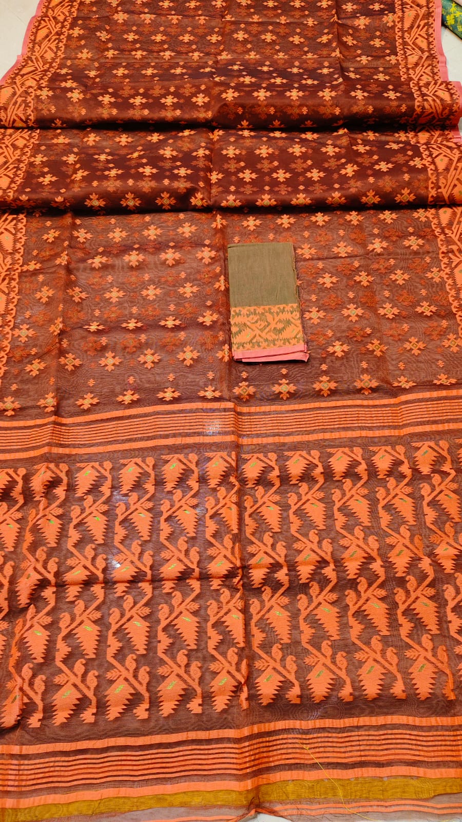 Jahnavipa | Half Silk Jamdani