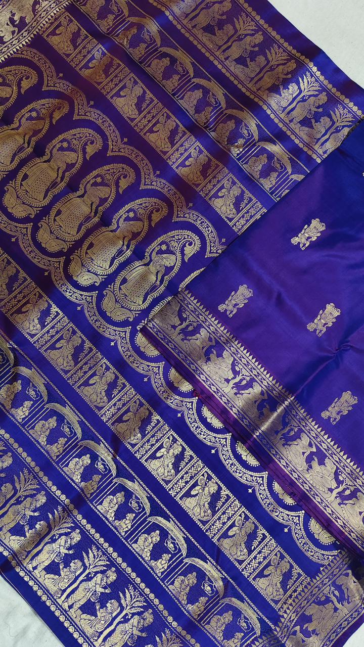 Balujitha | Meenakari baluchari saree