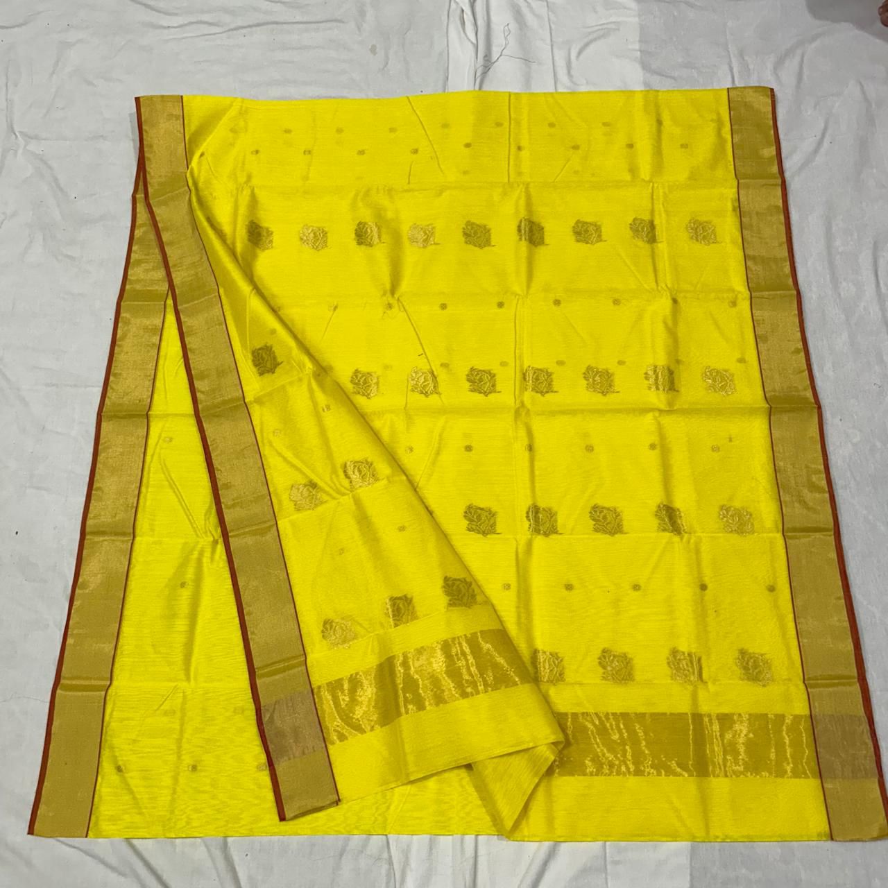 Chandrashree | Cotton Silk Chanderi Saree