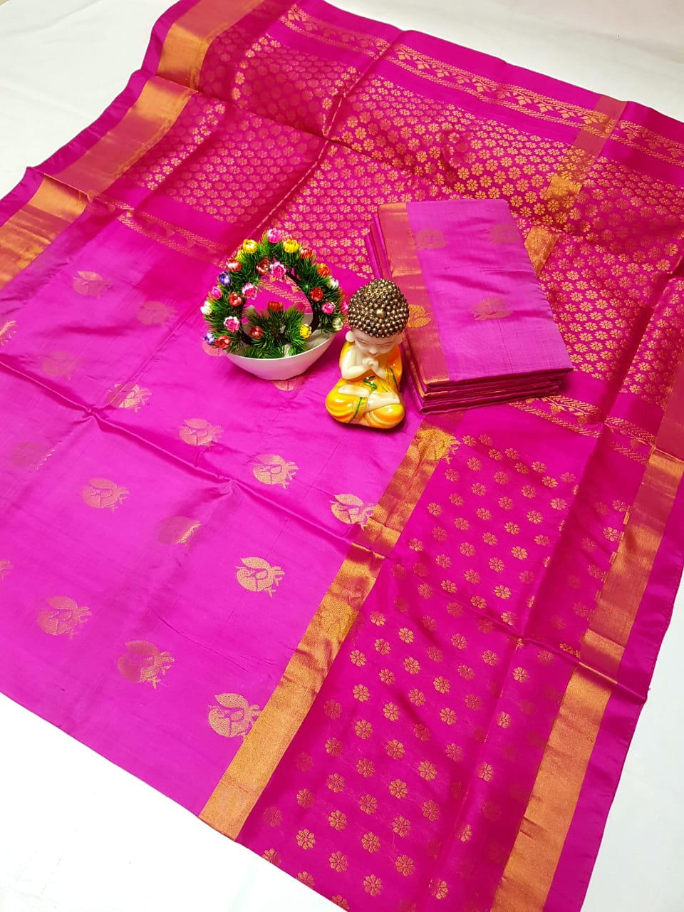 Utkrishta | Uppada Pattu Saree with big buttas