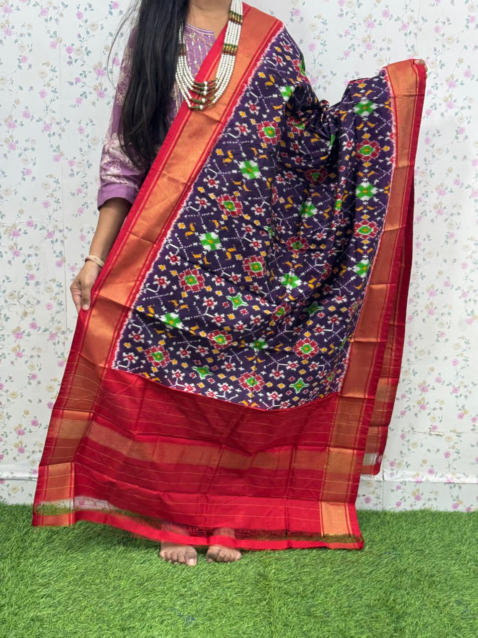 Ize | Ikat Pure Silk Dupatta