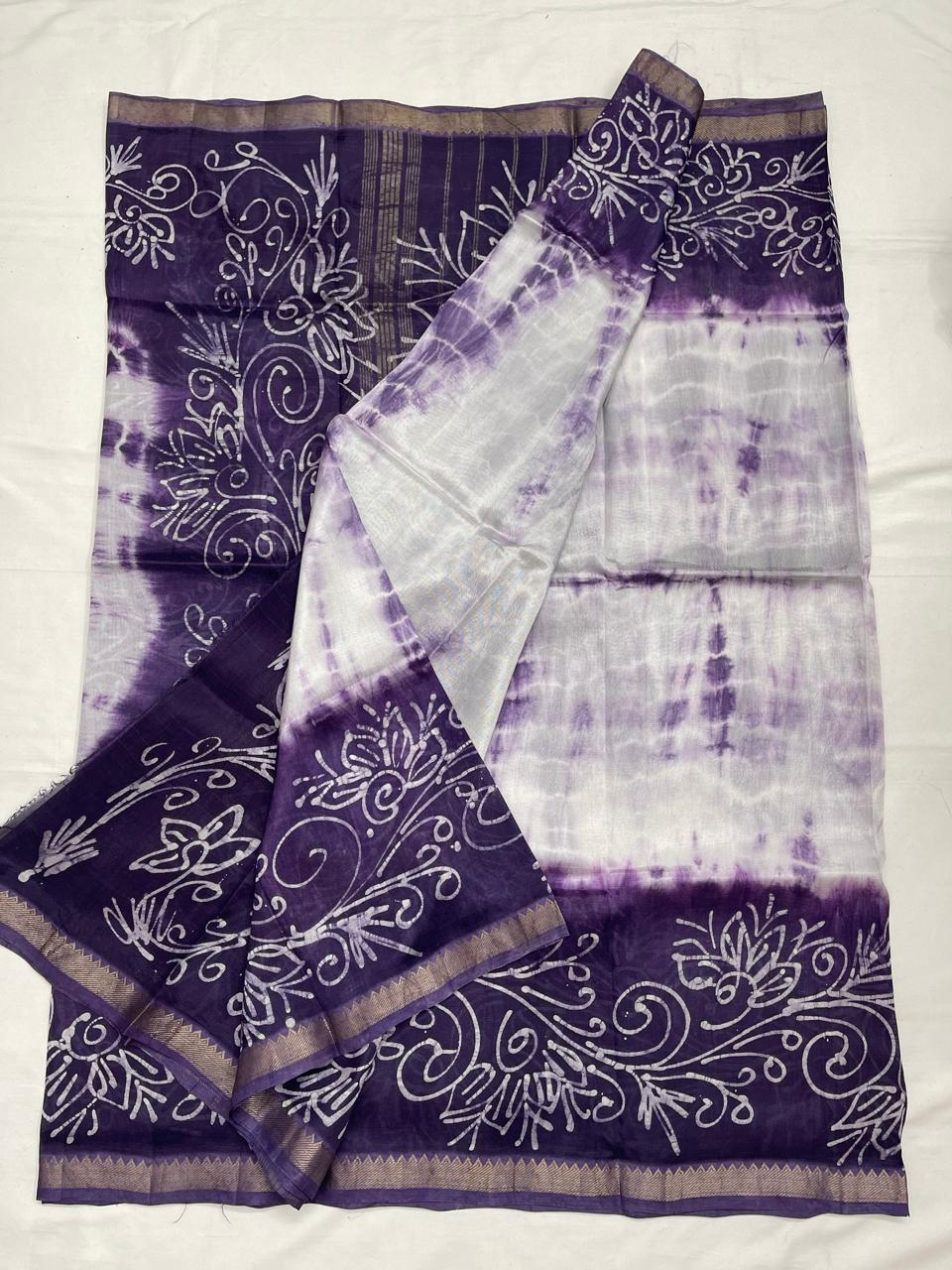 Smaranika | Shibori Mangalagiri Saree