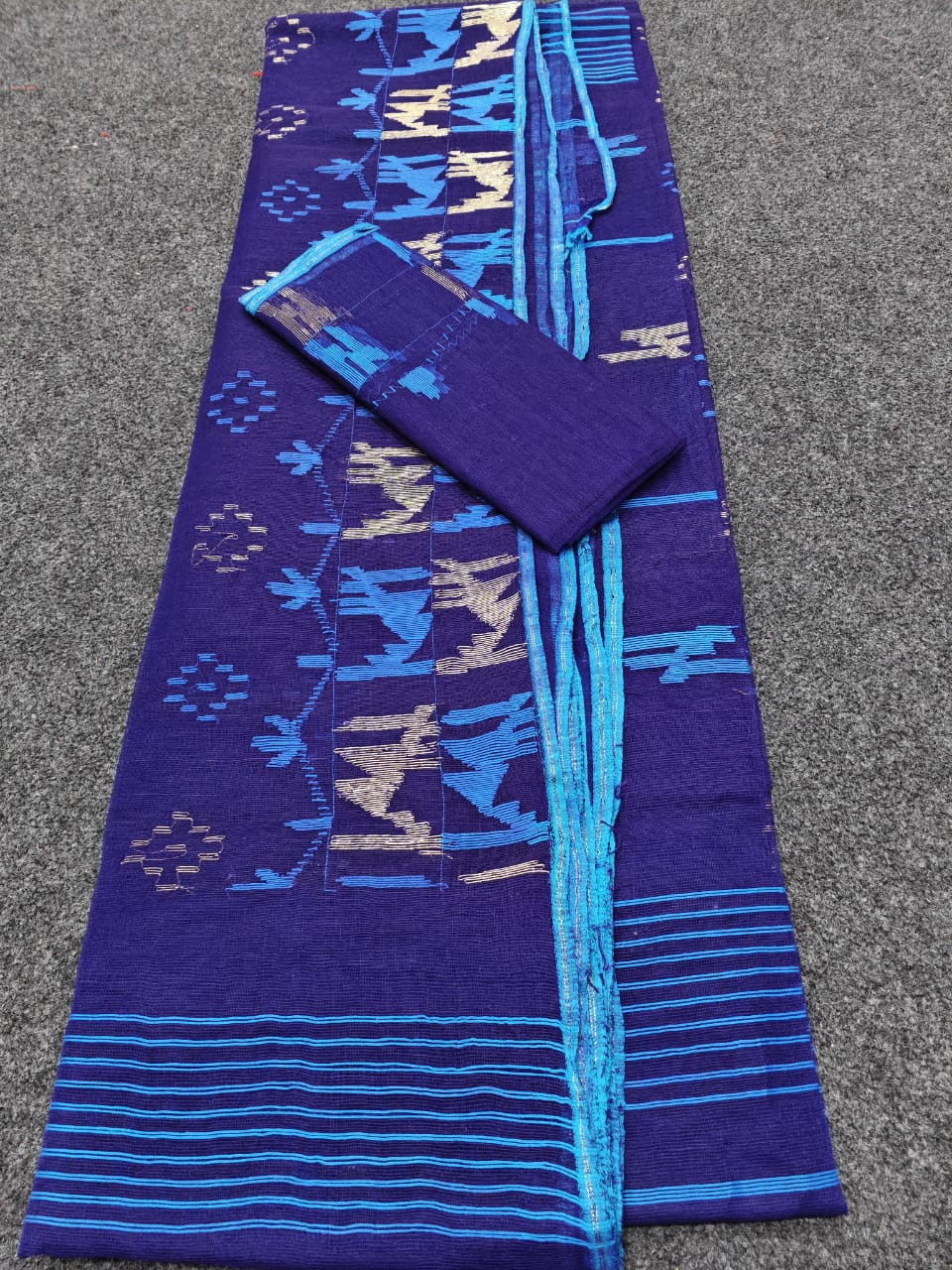 Dimple | Cotton Silk Dhakai Saree