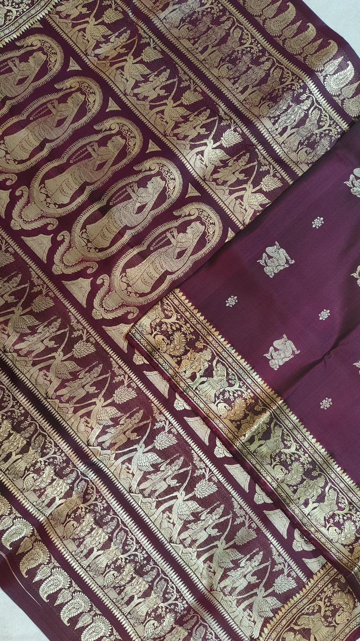Balurita | Meenakari baluchari saree