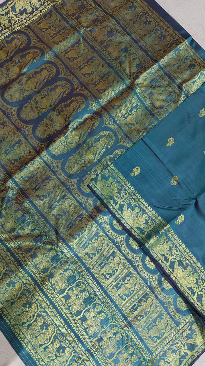 Balusena | Meenakari baluchari saree