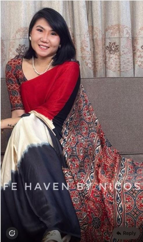 🥻 Pure Modal Silk Saree 🥻
🏕️ Natural / Vegetable Dyeing with Ajrakh Hand-Block Print
📦 All pics available
🎨 New colours / new patterns added 6.50...Full saree ..45..with