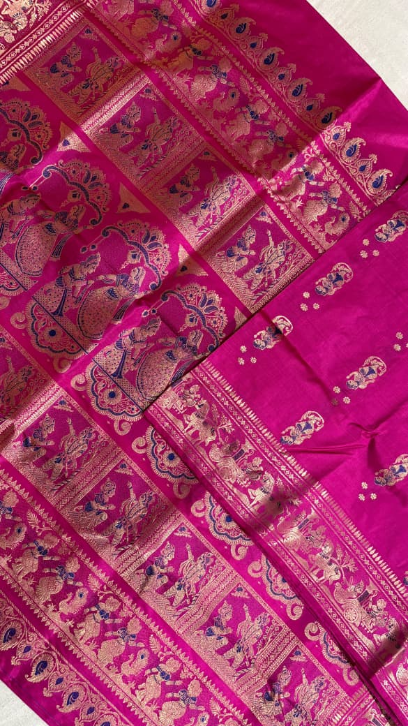 Swarnachari Saree, Silk with blouse piece with silkmark
