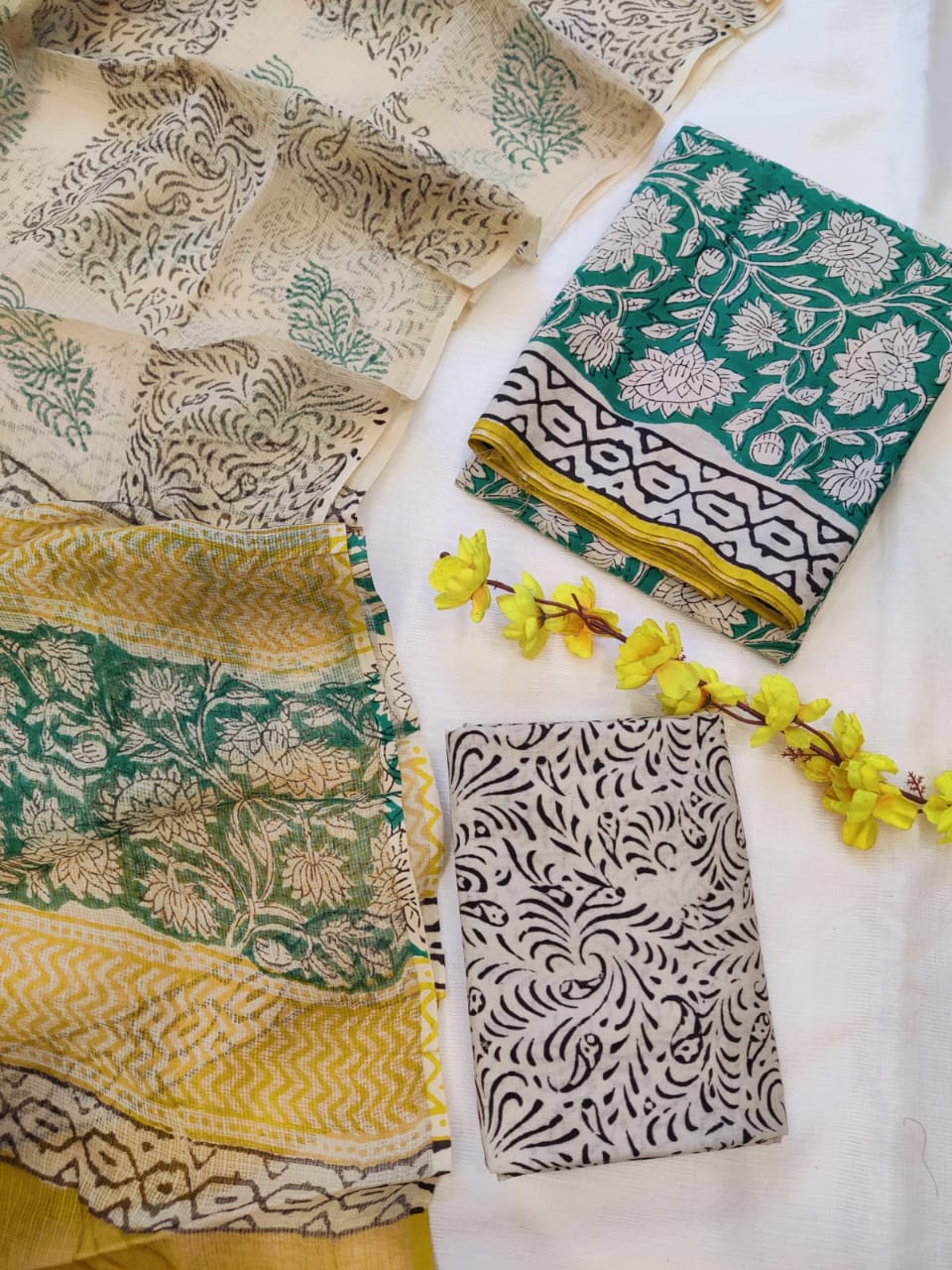 Now new arrivals
Block printed cotton suit with kota doriya duppta
Top @ bottom *cotton*
Duptta *kota doriya*