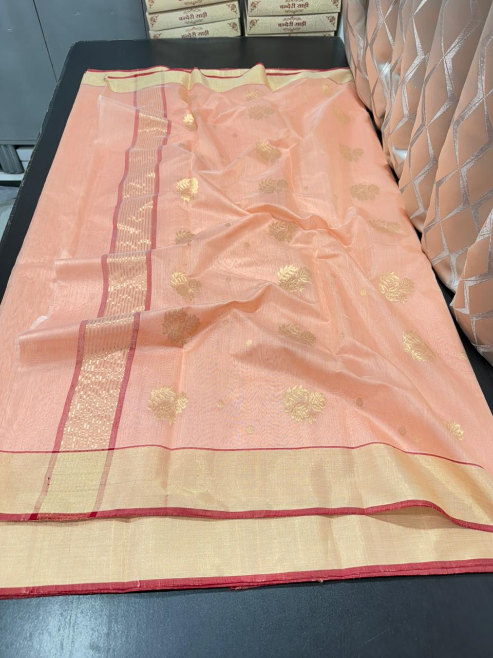 Chandrakanti | Cotton Silk Chanderi Saree