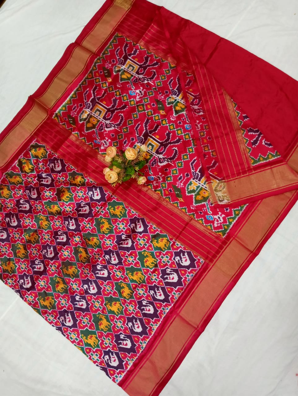 Ina | Pochampally Ikkat silk saree