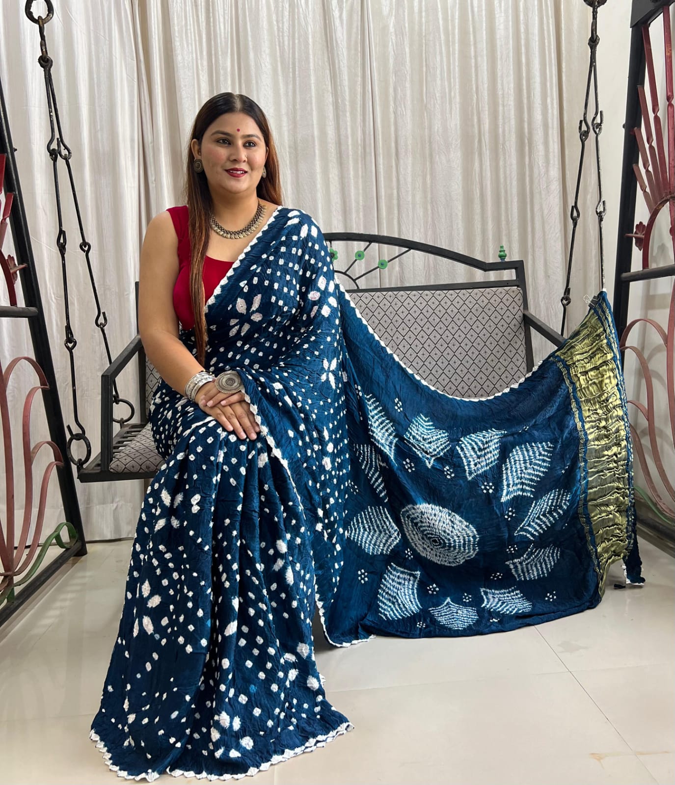 Anarekha | Shibori on Modal Silk