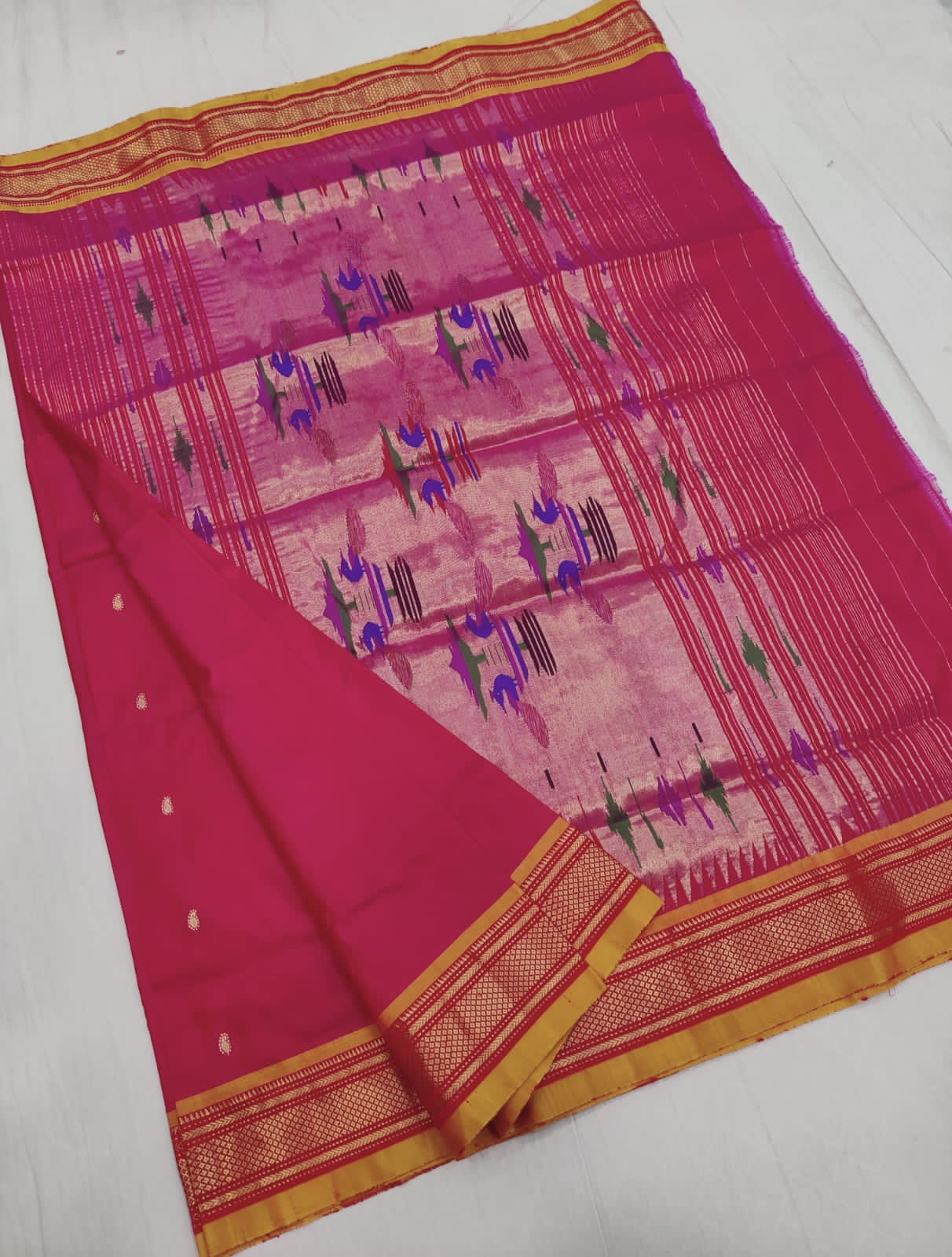 Pothmari | Pure silk handloom Paithani Saree
