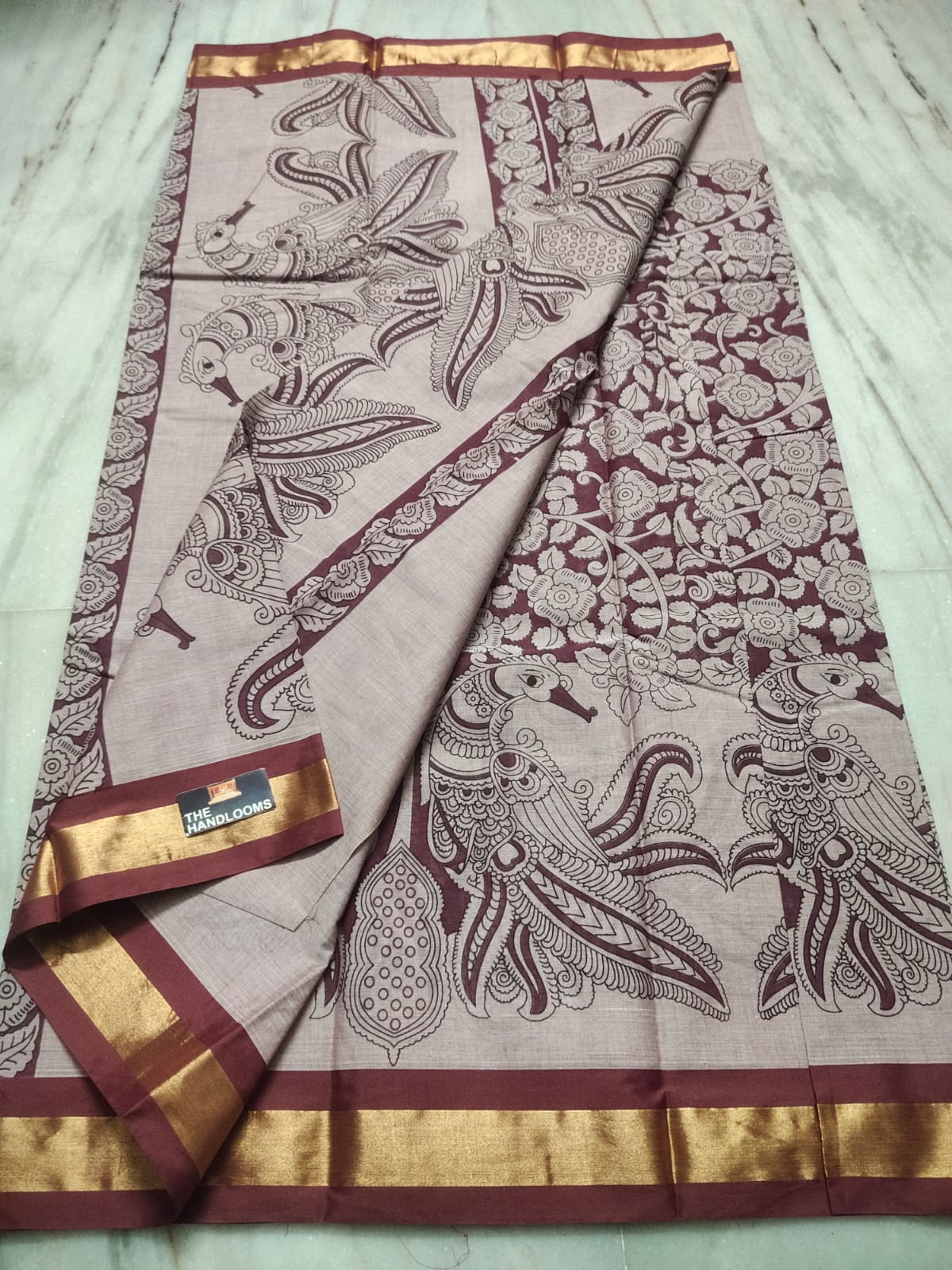 Manjorantha | Mangalagiri Screen Printed Saree
