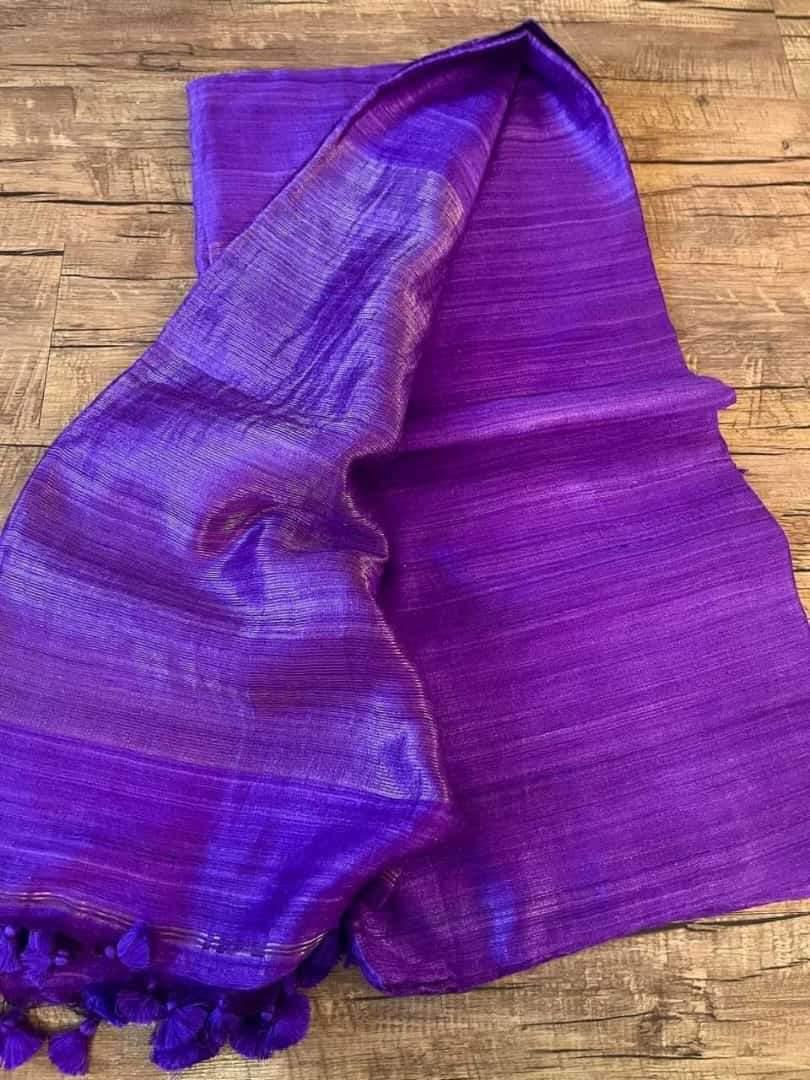 Pritam | Plain Matka Silk Saree