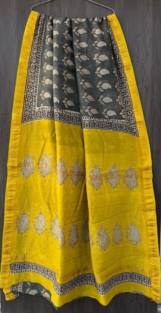 Bakul | Block printed with Maheshwari border