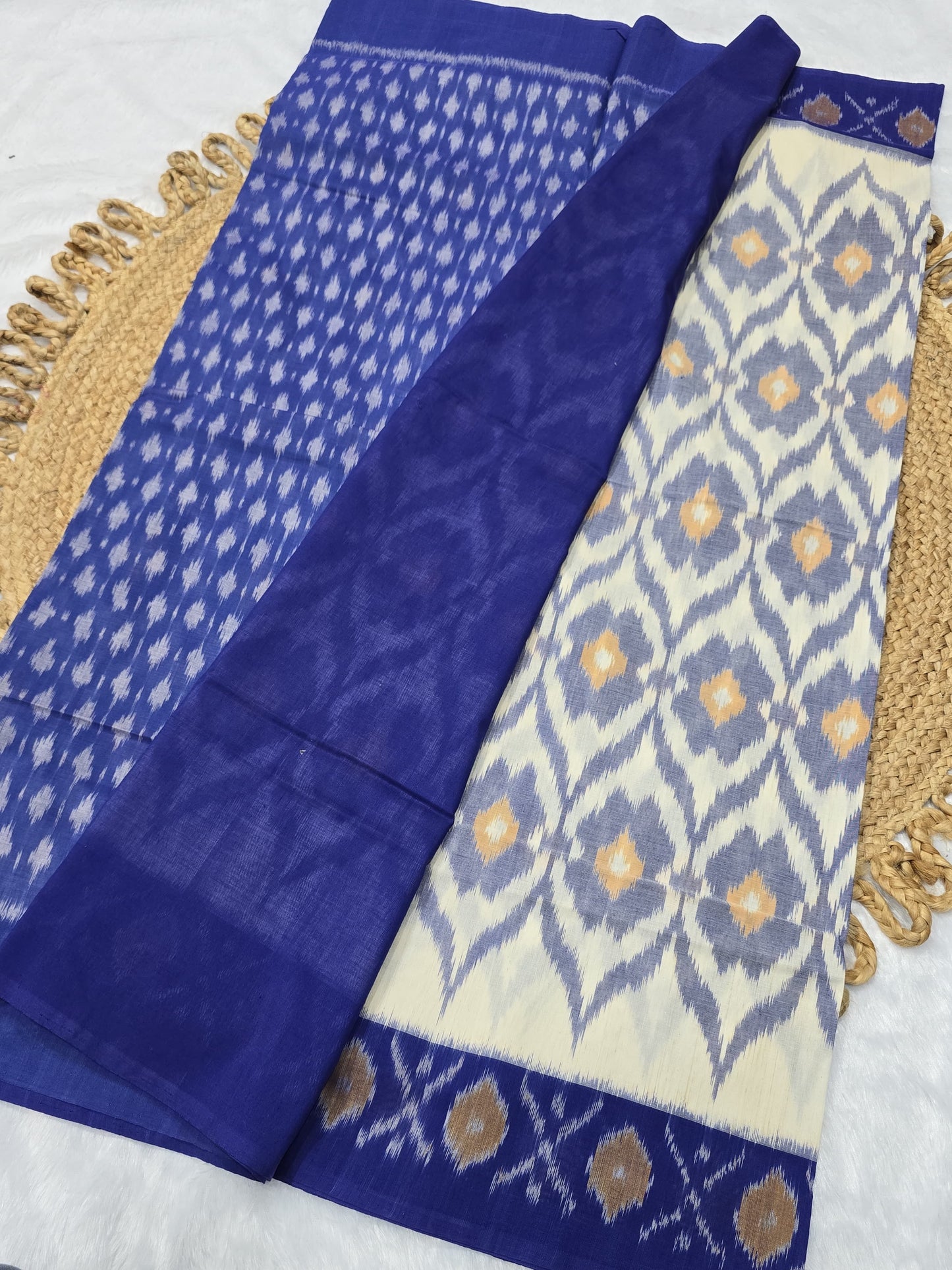Idhika | Pochampalli Cotton Ikat Saree