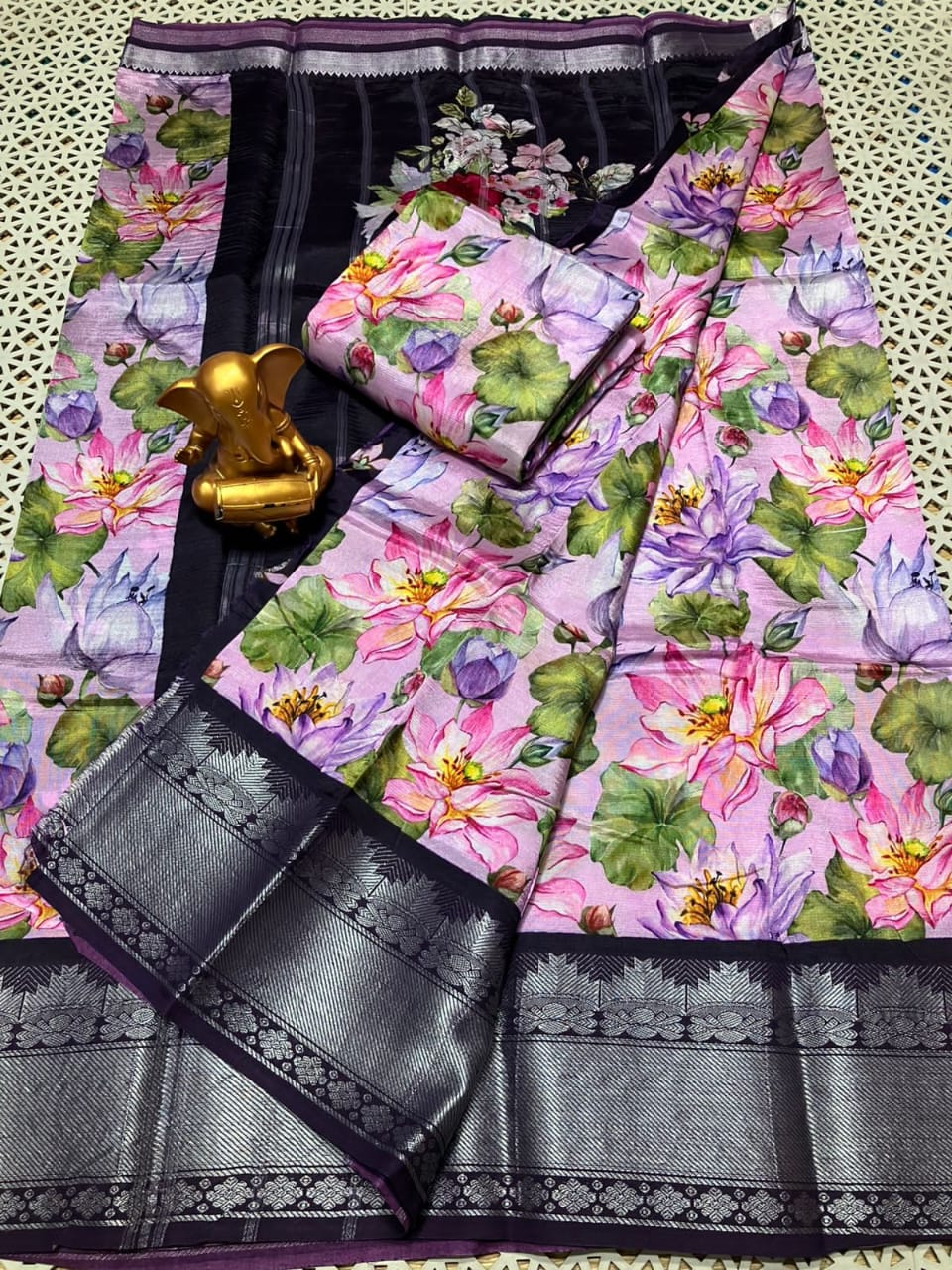 Madhu | Digitally printed cotton silk saree