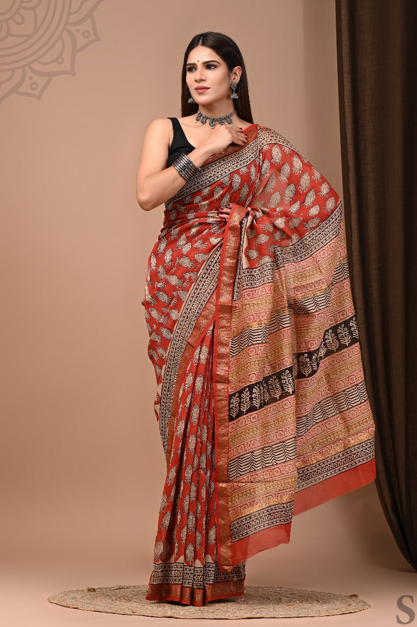 Monaal | Block prints on cotton silk