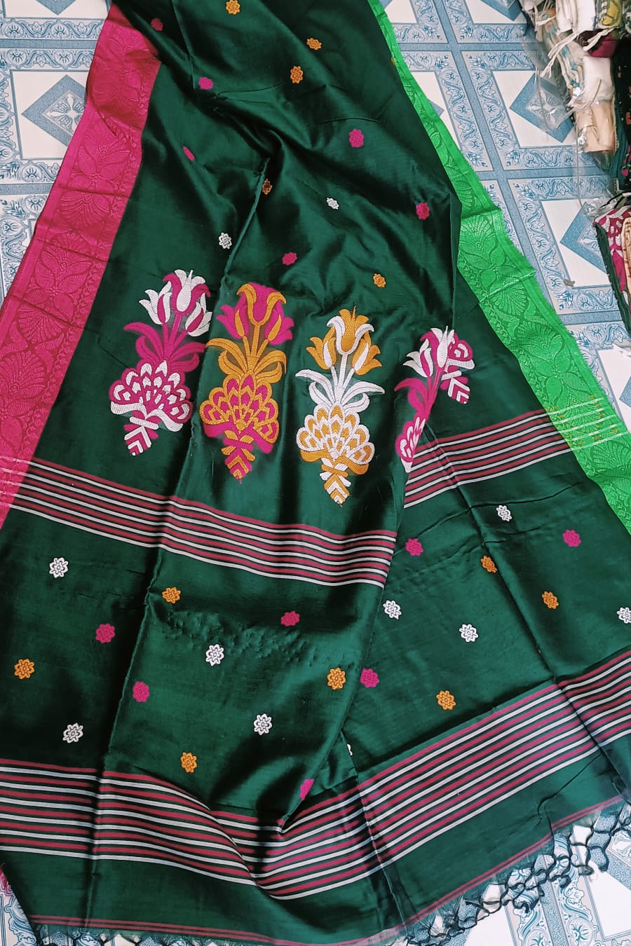 Jayantijaya | Cotton Jamdani Saree