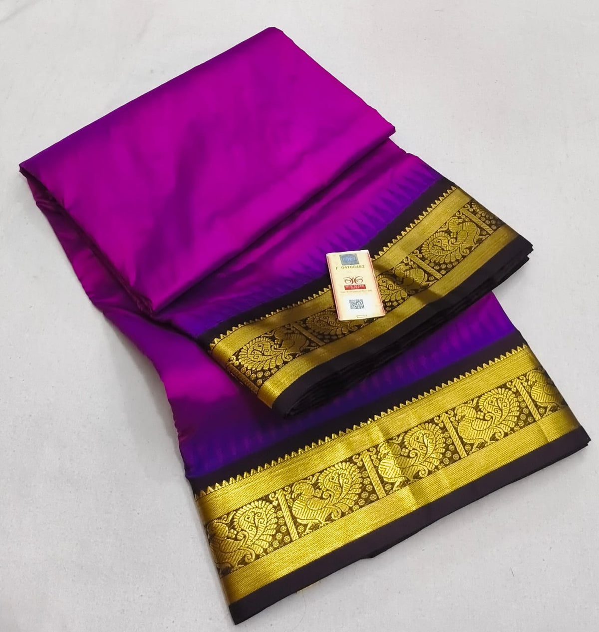 9 yards pure silk kanchipuram saree