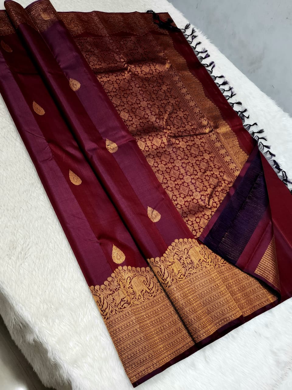 Bhusundari | 2G Kanjeevaram Pure silk saree