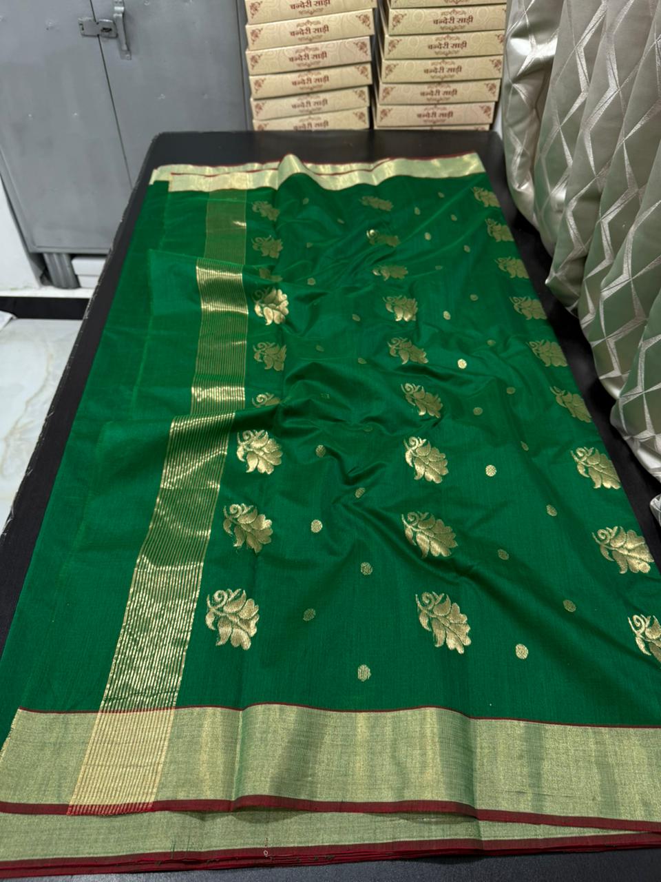 Chandrakantha | Cotton Silk Chanderi Saree