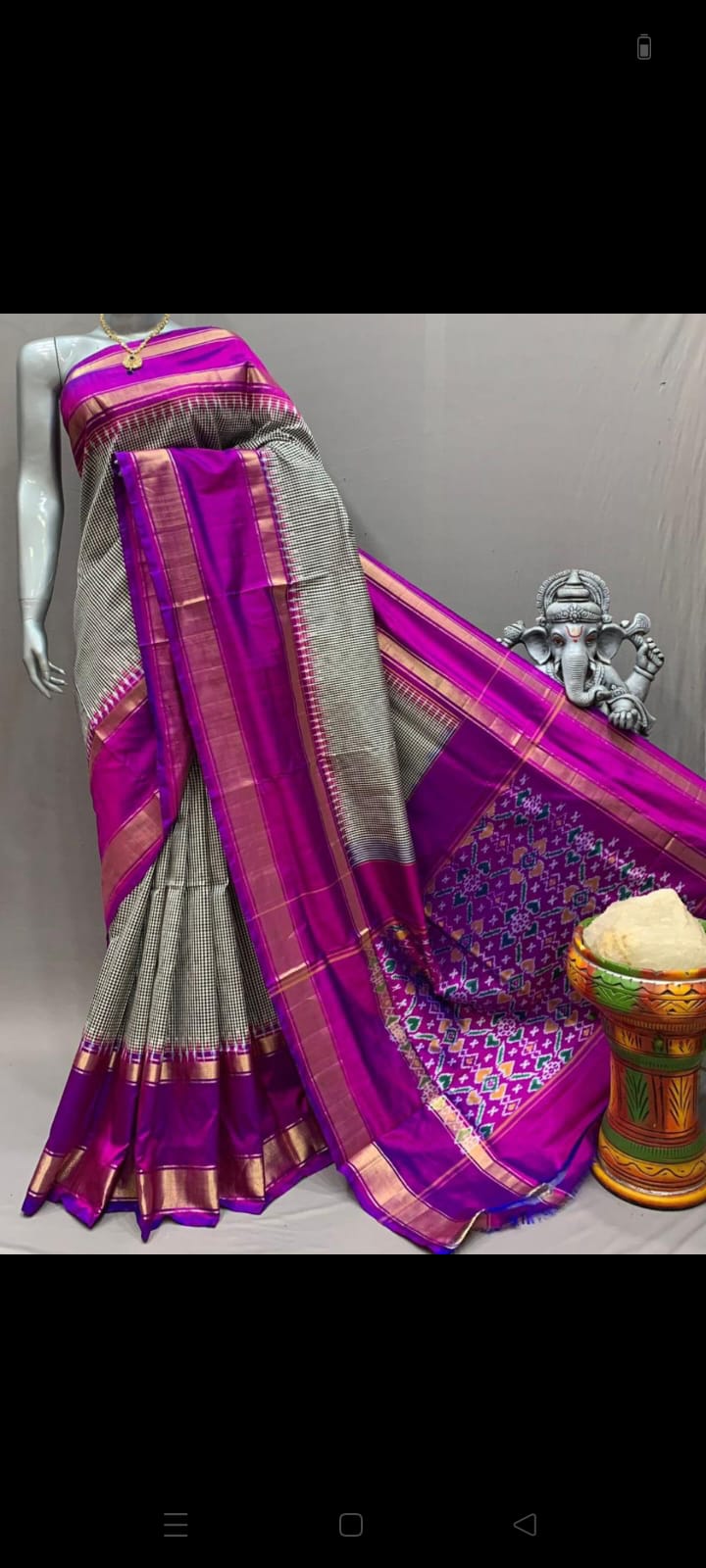 Ishlini | Pochampally Ikkat silk saree