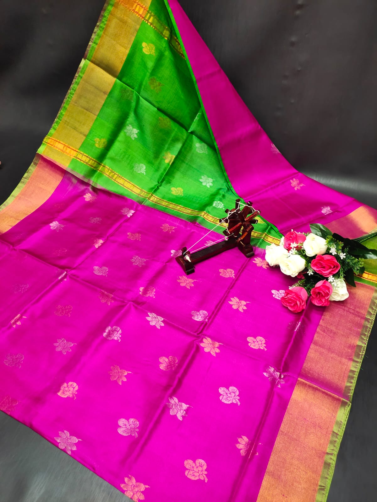 Urumi | Pure silk uppada saree
