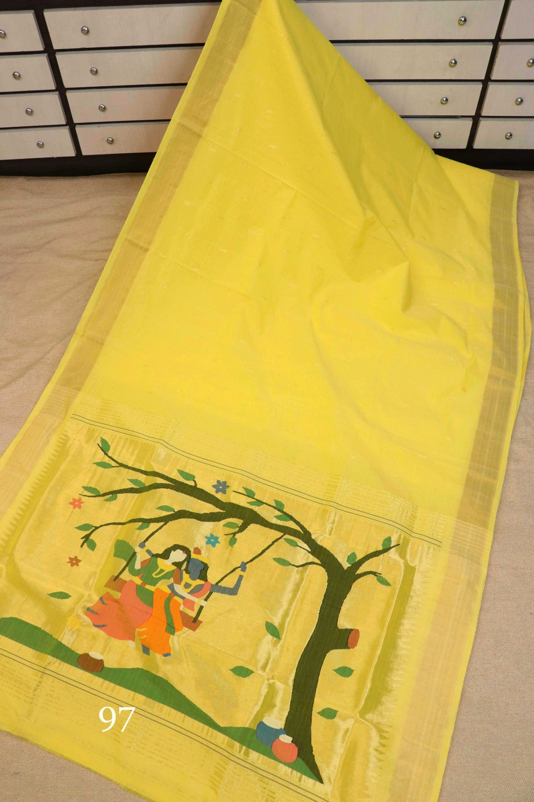 Aunika | Cotton Handloom Paithani Saree