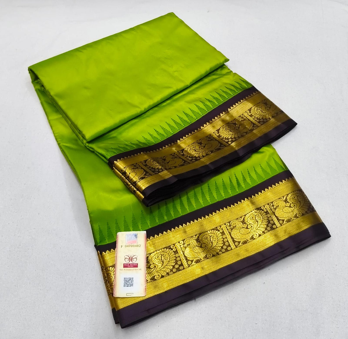 9 yards pure silk kanchipuram saree