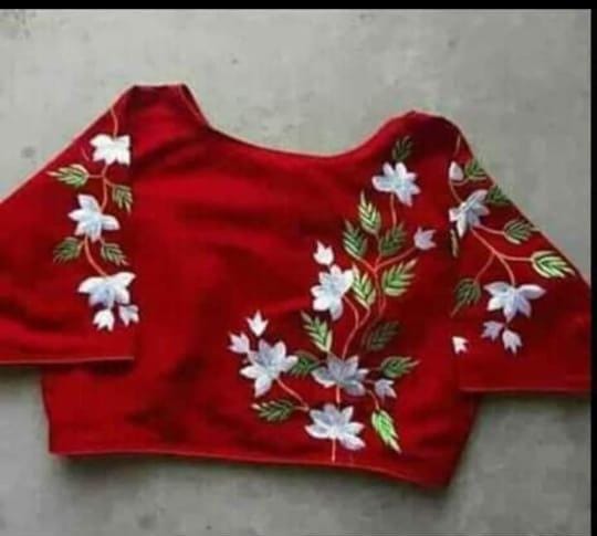 Chikanya | embroidered blouse