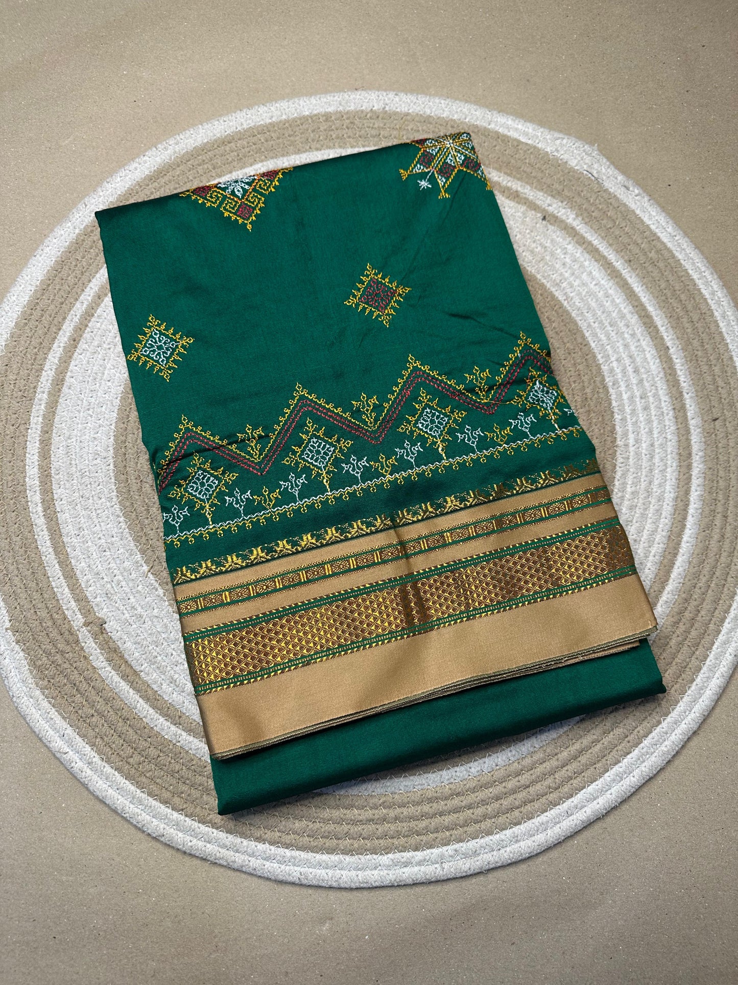 Kasita | Kasuti Work on Cotton Saree