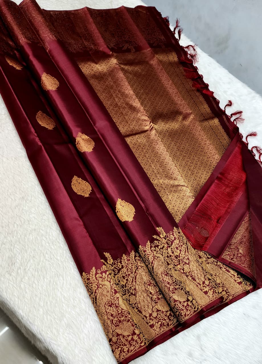 Bhushita | 2G Kanjeevaram Pure silk saree