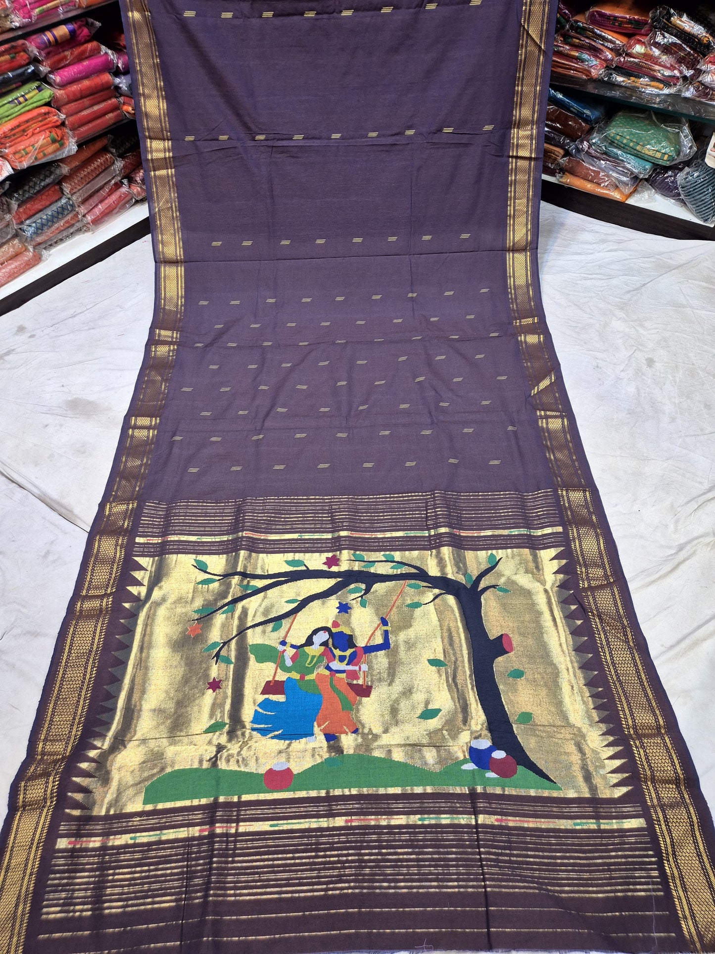 Odrika | Cotton Handloom Paithani Saree