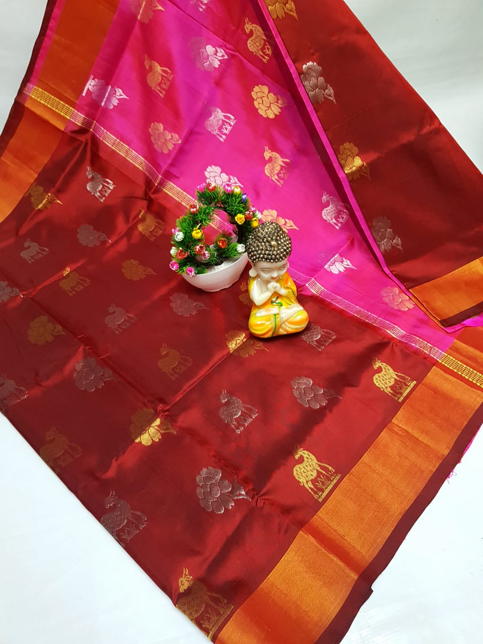 Umeshvari | Pure silk uppada saree